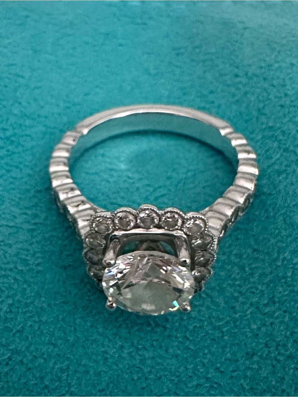 Halo Engagement Ring